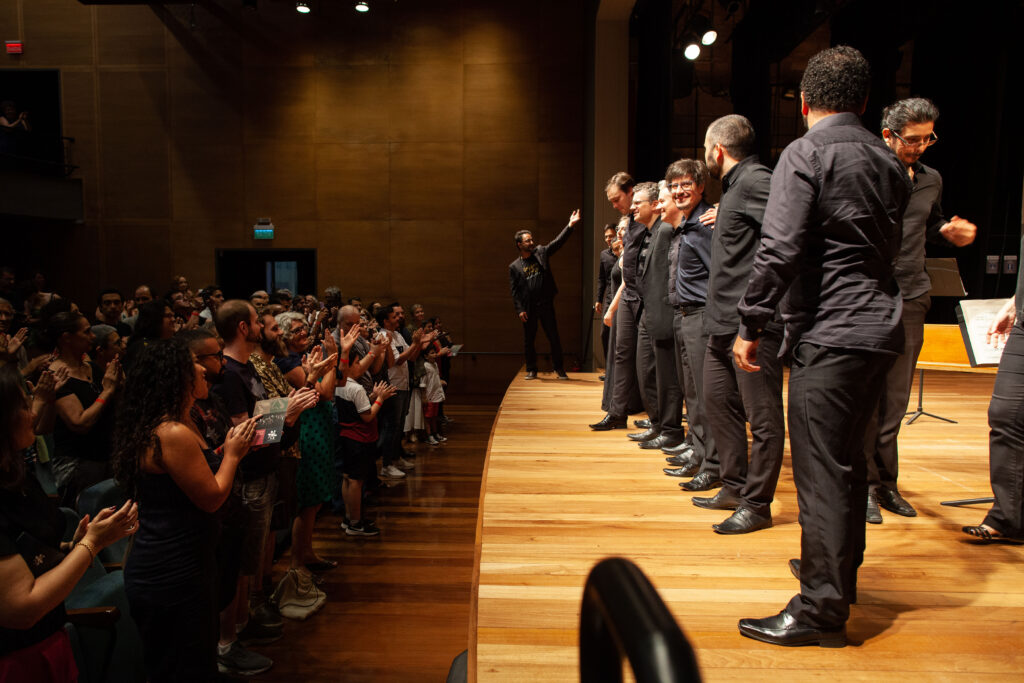 12.03.23: Orquestra Sphaera Mundi com o concerto "O mundo ao Revés" no projeto Sonoridades no Centro Histórico-cultural Santa Casa em Porto Alegre. Foto Eduardo Seidl/Fototaxia