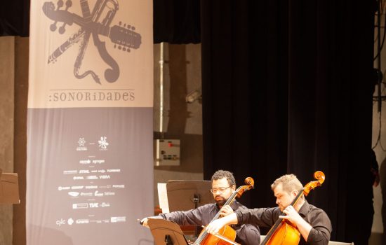12.03.23: Orquestra Sphaera Mundi com o concerto "O mundo ao Revés" no projeto Sonoridades no Centro Histórico-cultural Santa Casa em Porto Alegre. Foto Eduardo Seidl/Fototaxia